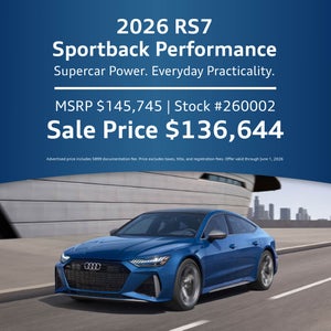 2026 RS7 Sportback performance